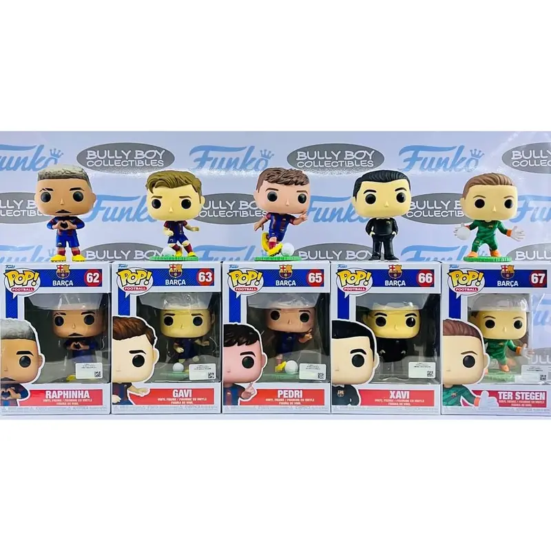 Funko Pop Barcelona Barca Pedri Ter Stegen Gavi Xavi Raphinha Football 4