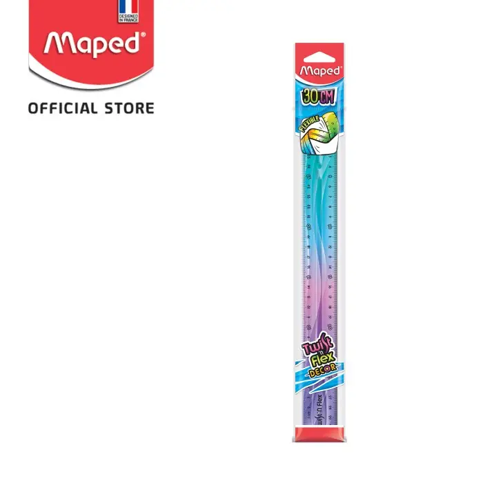 Gambar Maped Penggaris Alat Tulis Perlengkapan Sekolah / Kebutuhan Kantor - Lentur T&F, 15 CM dari Maped Store Kota Administrasi Jakarta Timur 4 Tokopedia