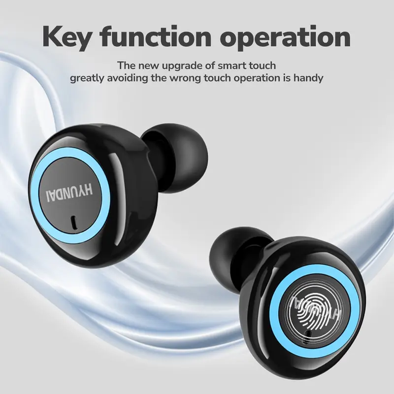 Hyundai T21 TWS True Wireless Earbuds Headset Bluetooth HiFi Earphone 2
