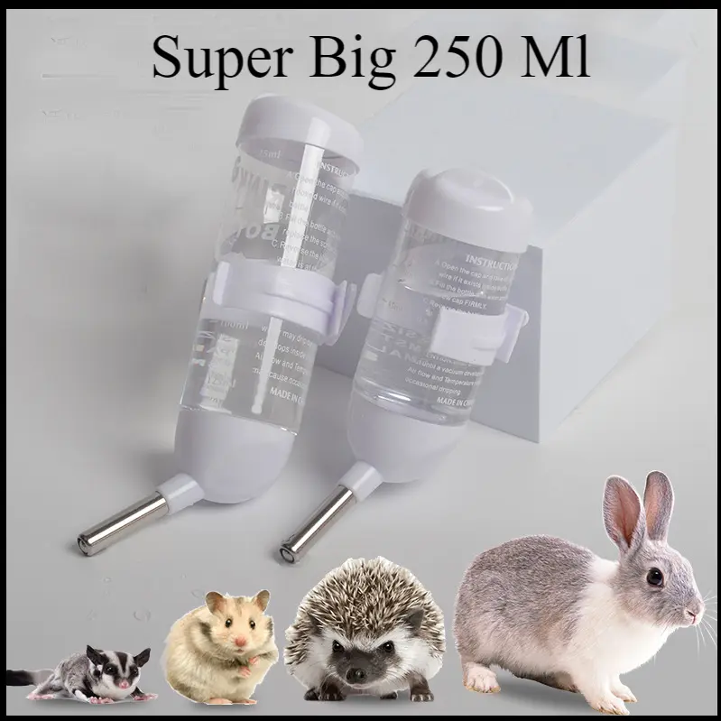 Botol Minum Hamster Kelinci Marmut Pet Drinking Bottle 250 ml Big Size