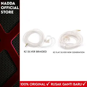 Kabel Cable KZ Upgrade KZ Silver Plated Cable with Mic KZ ZSN PRO X