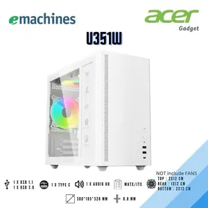 Casing ACER U351W - Mini ITX. mATX - White