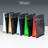 Gambar Flat Bottom Pouch - Kantung Biji Kopi 250g - Pacakging Kopi 250 gram - Putih dari Conalli Kota Administrasi Jakarta Barat 5 Tokopedia