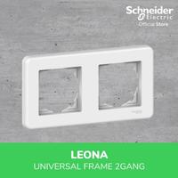 Gambar Frame 2 Gang Universal Putih LNA5800221 - Schneider Electric Leona dari Voltadigital12 Kota Yogyakarta 1 Tokopedia
