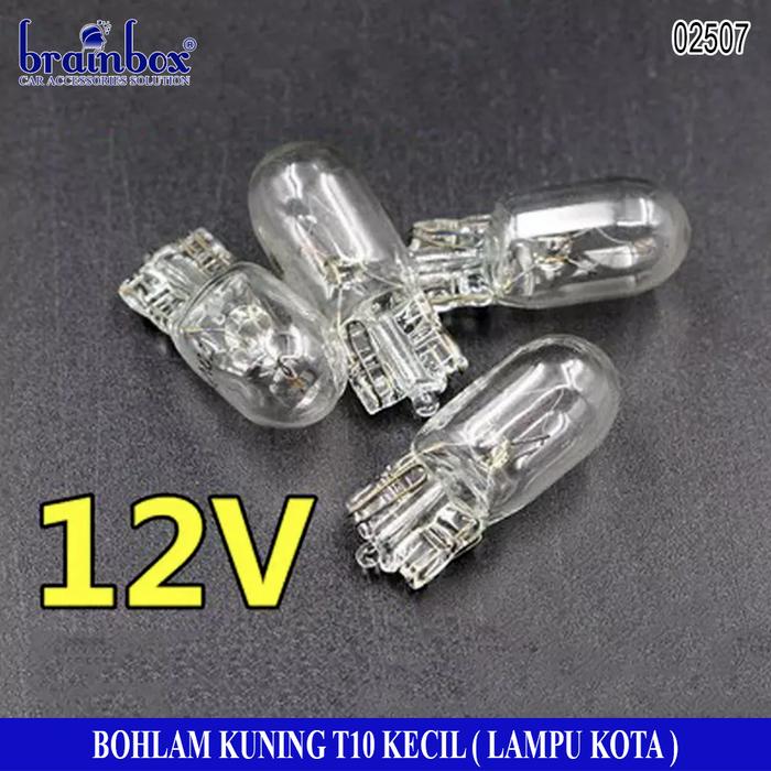 Gambar Bohlam Kuning T10 Lampu Kota Senja dari Brainbox Car and Home Kota Batam Tokopedia
