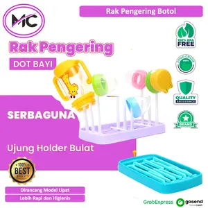 Rak Pengering Botol Susu Bayi Rack Bottle Drying Baby Lipat Portable