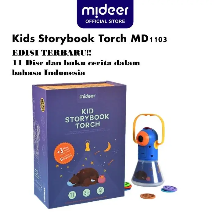 Mideer Kids Storybook Torch Mainan Edukasi Anak MD1103