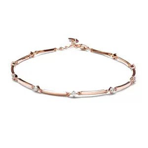 Lino and Sons - Gelang Berlian (Tinley Diamond Bracelet Rosegold)