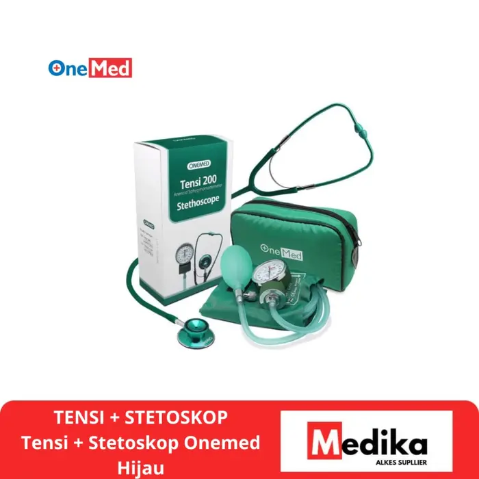 Gambar Tensi Aneroid dan Stetoskop Onemed Paket Nurse Kit dari Medika Alkes Suplier Kota Semarang 5 Tokopedia