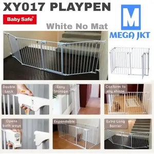 Baby Safe Safety Gate Playpen Pagar Pengaman Anak/Extra Long Fence