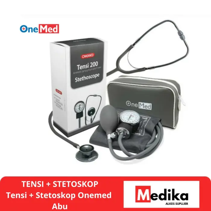 Gambar Tensi Aneroid dan Stetoskop Onemed Paket Nurse Kit dari Medika Alkes Suplier Kota Semarang 3 Tokopedia