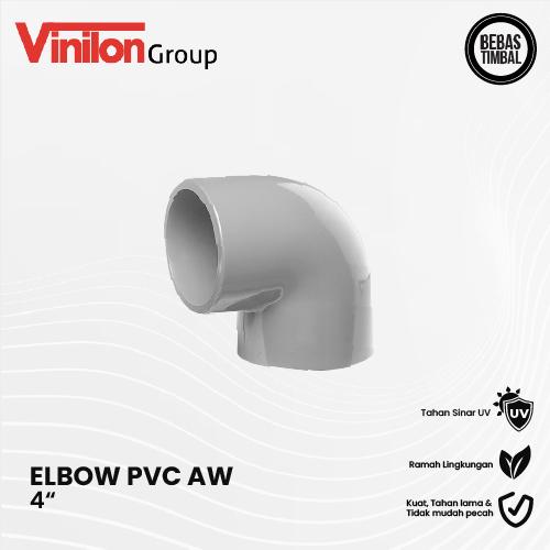 Gambar Elbow PVC AW Ukuran 4 Inch Vinilon dari Vinilon Kota Administrasi Jakarta Utara Tokopedia