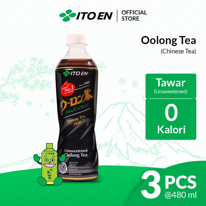 Gambar ITO EN Oolong Tea No Sugar 480ml isi 3 pcs dari ITO EN Indonesia Kota Administrasi Jakarta Pusat Tokopedia