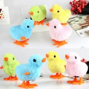 Mainan Anak Ayam Diputer berjalan Lompat Warna Cerah Lucu
