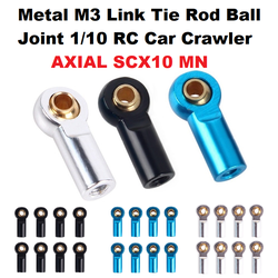 Rotules M3 Pour RC 1/10 – Lot De 10 Pièces En Alliage D'aluminium, Finition Haute Précision, Pour Tamiya, HSP, Traxxas, Axial