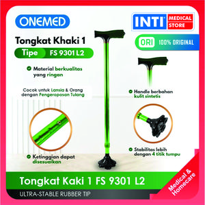 Onemed | Alat Bantu Jalan | Tongkat Kaki 1 FS 9301 L2 | Penopang Tubuh