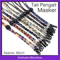 Gambar Tali Pengait Gantungan Masker Lanyard Mask Strap String TENUN dari ilouyouCollection Kota Administrasi Jakarta Selatan 3 Tokopedia