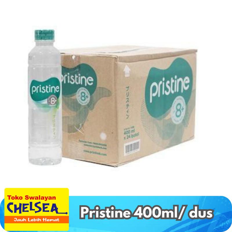 Pristine 8+ mineral water 400ml 1 dus/ air minum/ isi 24 pcs - Shop ...