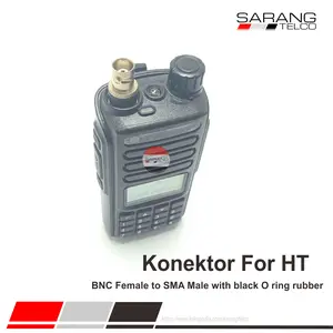 Konektor HT BNC Female to SMA Male with black O ring rubber