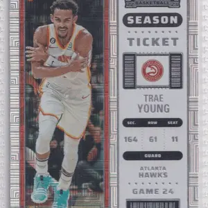 2022-23 Panini Contenders #66 Season Ticket Trae Young