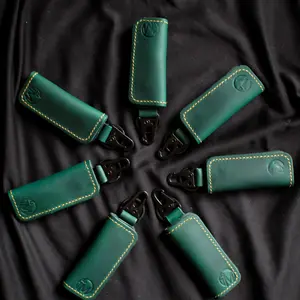 Dompet STNK Mini GRL-O Kunci Motor Mobil Kulit Asli - FREE GRAVIR NAMA / DkLeatherproduct