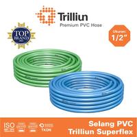Gambar Selang Air PVC Trilliun Superflex 1/2" Inch - 5 Meter - Biru dari Trilliun Kab. Pasuruan 1 Tokopedia