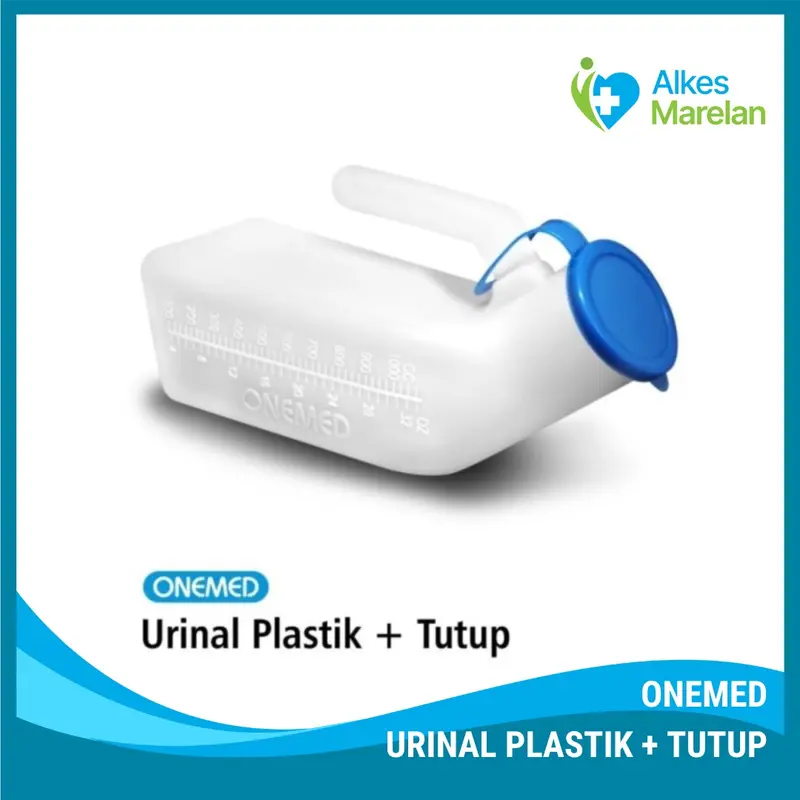 ONEMED - Pispot Urinal Plastik + Tutup / Urine Container + Tutup 0