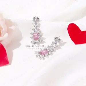 Éclat & Garnet - LUNA DROP EARRINGS