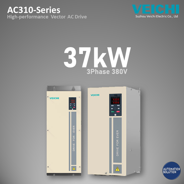 Promo 37kW 3 Phase 380V VEICHI Heavy Duty Variable Speed Drive Inverter ...