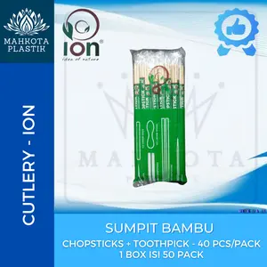 SUMPIT BAMBU ION (PLUS TUSUK GIGI) (PER PACK)
