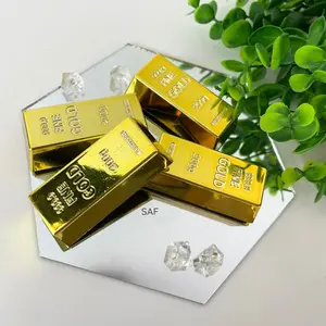 Emas Batangan Artificial SAF - Fine Gold Miniatur Props Foto