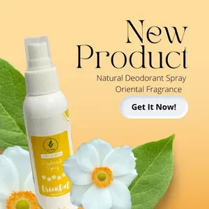 A81 Herbal Deodorant Spray Wangi Oriental 100ml BPOM