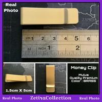 Gambar Money Clip Penjepit Uang Mulus Klip Dompet PREMIUM BRASS MATTE FINISH dari ilouyouCollection Kota Administrasi Jakarta Selatan 2 Tokopedia