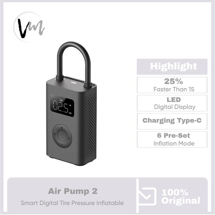 Gambar Xiaomi Pompa Angin Digital Pump - Mi Portable Electric Air Compressor - Pompa Ban 2 dari Venus Mobile Kota Administrasi Jakarta Barat Tokopedia