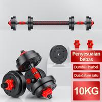 Gambar Dumbbell Barbel set peralatan fitness 10 kg bisa Tiang Angkat - 10KG dari eBuy Indonesia Kab. Tangerang 3 Tokopedia