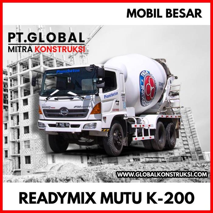 Gambar Beton Ready mix K-200 Per Meter Kubik (m3) dari PT GLOBAL MITRA KONSTRUKSI Kota Bogor Tokopedia