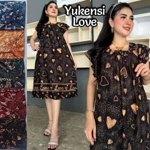 Daster Yukensi Wanita Bahan Adem Motif Terbaru Terlaris Tidur