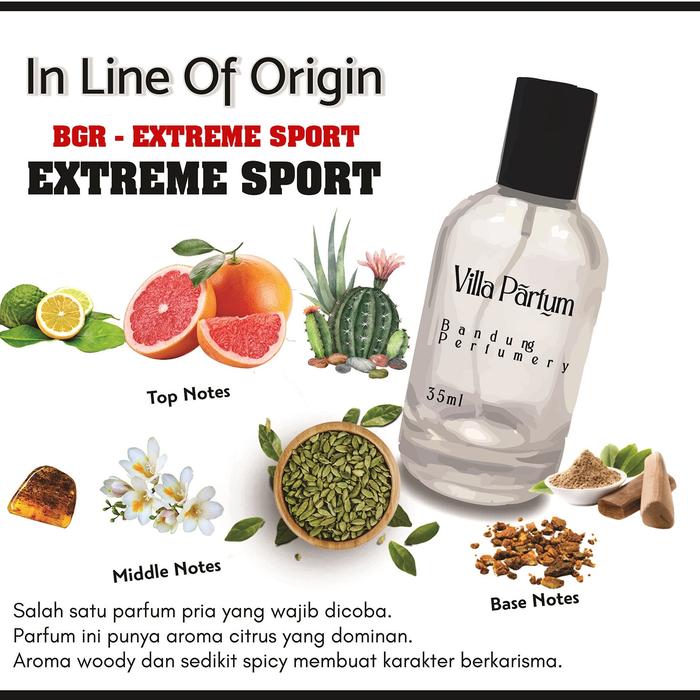 Gambar Parfum BGR Extreme Sport Villaparfum - 15ml, 1:1 Bibit 50% dari Villa Parfum ID Kota Bandung Tokopedia