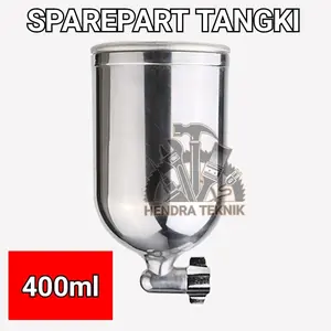 TABUNG SPRAYGUN F75 400CC TANGKI CAT TABUNG ATAS F100 SEPET SGL MEIJI