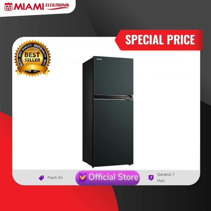 Gambar Kulkas Toshiba GR-RT412WE-PMF / Lemari Es Toshiba  GRRT412 dari MIAMI ELEKTRONIK Kota Surabaya Tokopedia