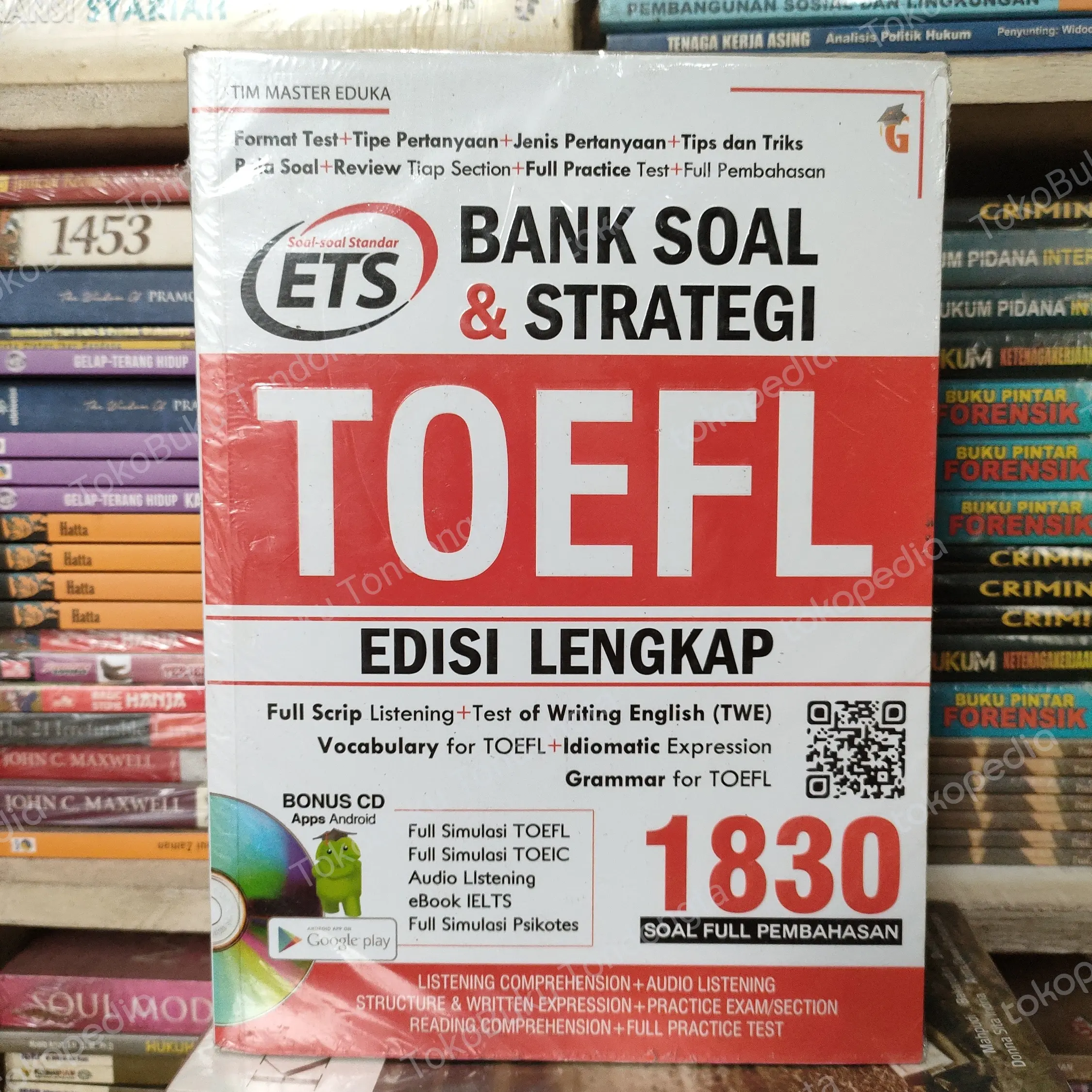 BUKU BANK SOAL & STRATEGI TOEFL EDISI LENGKAP