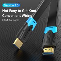 Gambar Kabel HDMI Vention 8M FLAT FULLHD 1080P Clear High Speed Cable - B02 dari Vention Authorized Store Kota Administrasi Jakarta Barat 2 Tokopedia