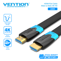 Gambar Kabel HDMI Vention 8M FLAT FULLHD 1080P Clear High Speed Cable - B02 dari Vention Authorized Store Kota Administrasi Jakarta Barat 1 Tokopedia