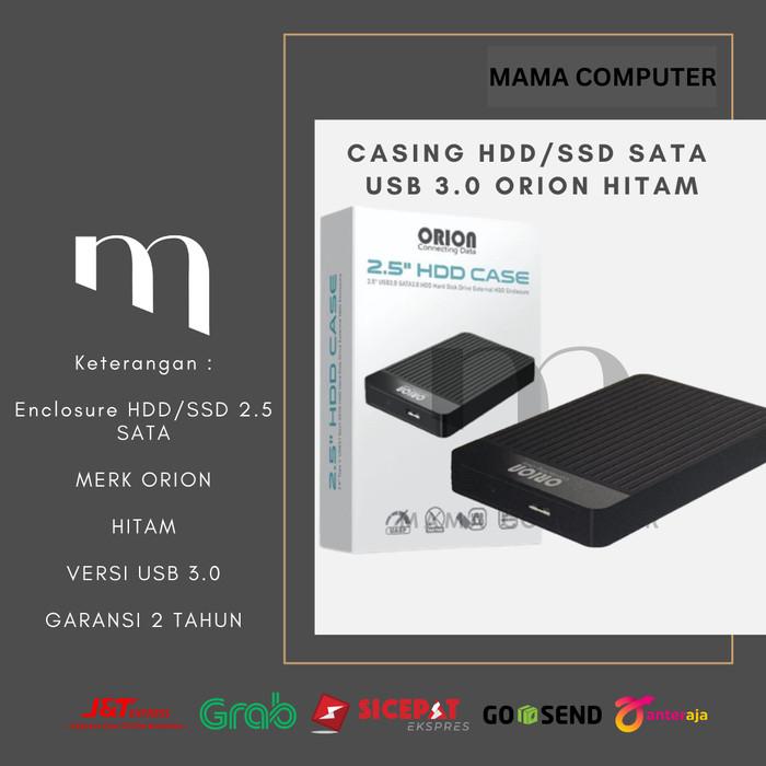 Jual Case Harddisk ORION USB 3.0 HITAM HDD SSD Enclosure 2.5 inch SATA ...
