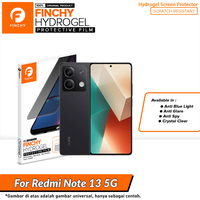 Gambar Finchy anti gores Redmi note 13 5G Hydrogel Screen Protector - Front - Anti blue light, Case friendly dari Finchy Indonesia Kab. Tangerang 1 Tokopedia