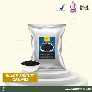 Javaland Topping Black Biscuit Crumb 1Kg | Minuman Kekinian | Topping