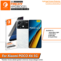 Gambar Finchy anti gores Xiaomi Poco X6 5G Hydrogel Screen Protector - Front - Anti blue light, Case friendly dari Finchy Indonesia Kab. Tangerang 1 Tokopedia