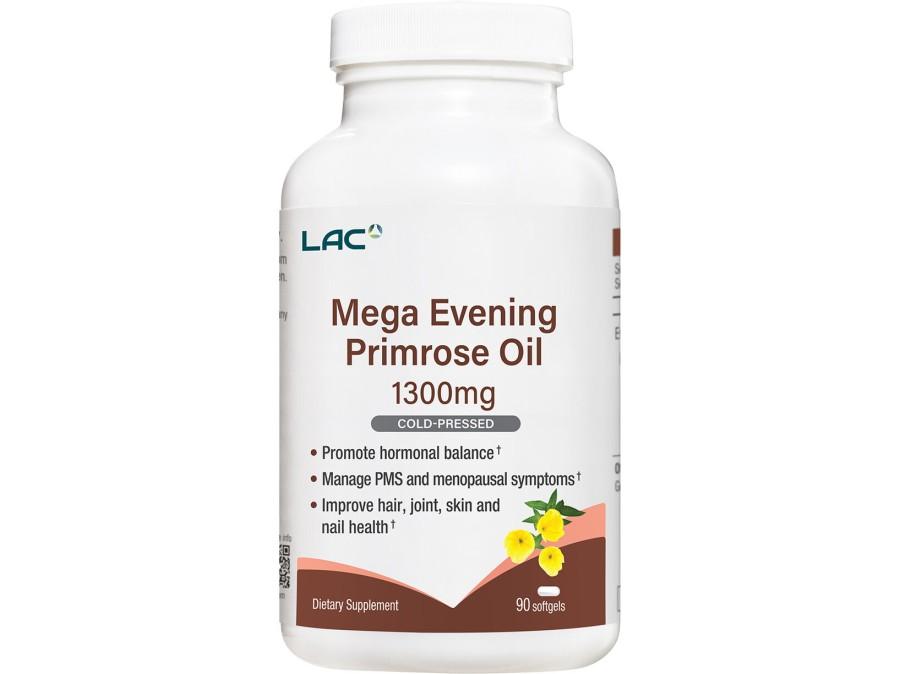 LAC SUPERFOOD Mega Evening Primrose Oil 1300mg (90 softgels)