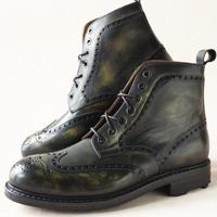 Gambar Fortuna Shoes Sepatu Kulit Pria Patina Dress Boots – Rhaegal dari Fortuna Shoes Indonesia Kota Bandung 3 Tokopedia