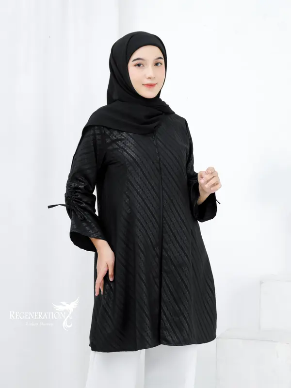Tunik Wanita Batik Embos Regeneration Fashion Elegan & Trendy 2